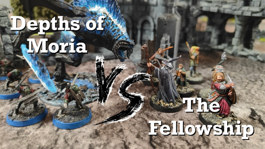 Depths of Moria vs The Fellowship - MESBG Battle Report 700 Points - Escort the Wounded