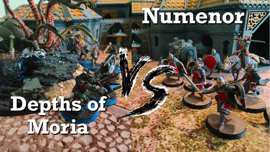 Numenor vs Depths of Moria - MESBG Battle Report 350 Points - Fog of War & Giveaway Results!