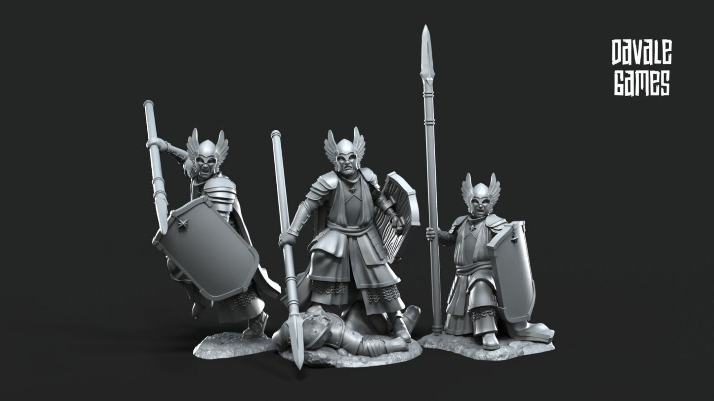 set of 3 guards of the grey tree
