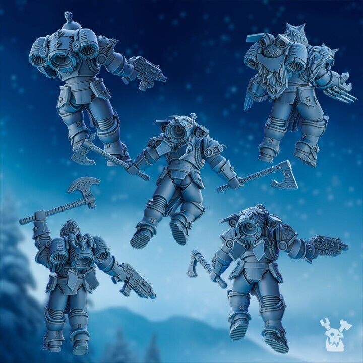 Set of 5 Tempest Wolves Squad