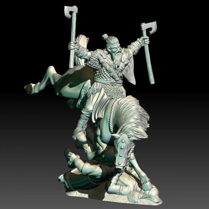 Hillmen Raiders Wulf on foot and mounted