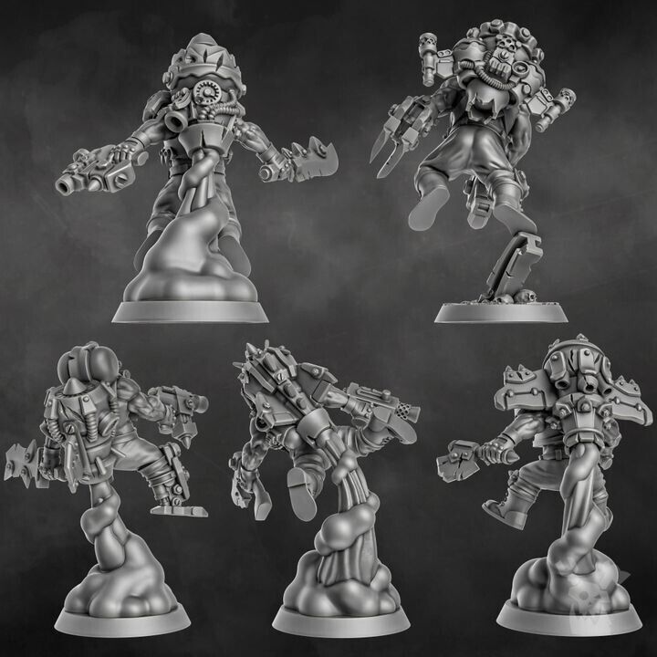 Set of 5 Thunderin Krew