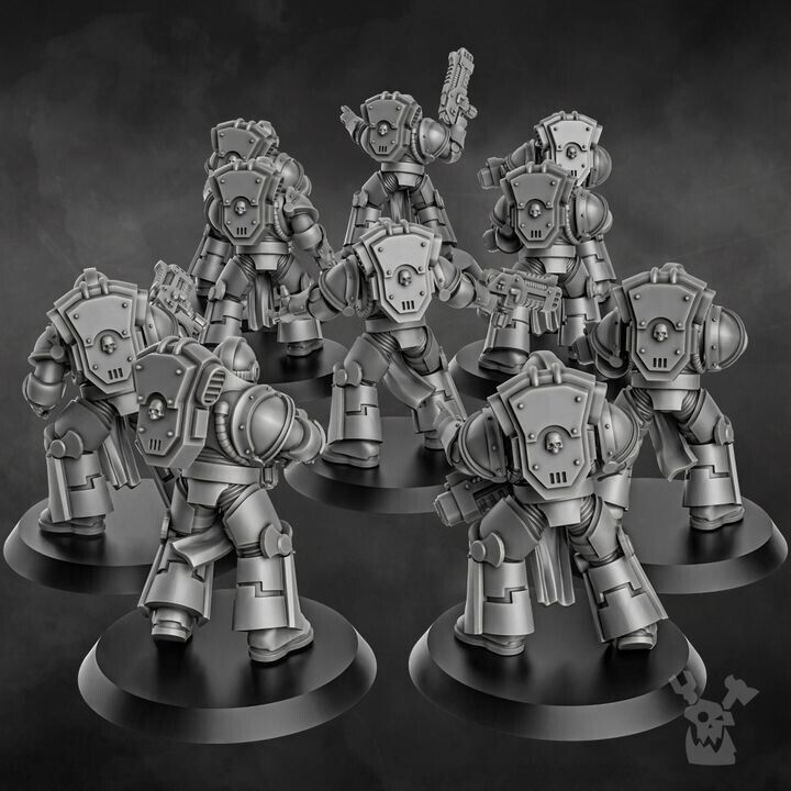Set of 10 Space Knights Pulsarum