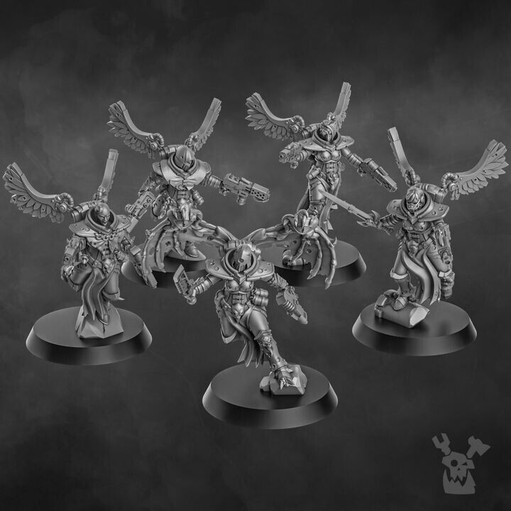 Set of 5 Airborne Witches Squad