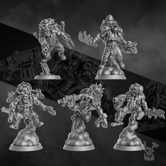 Set of 5 Thunderin Krew