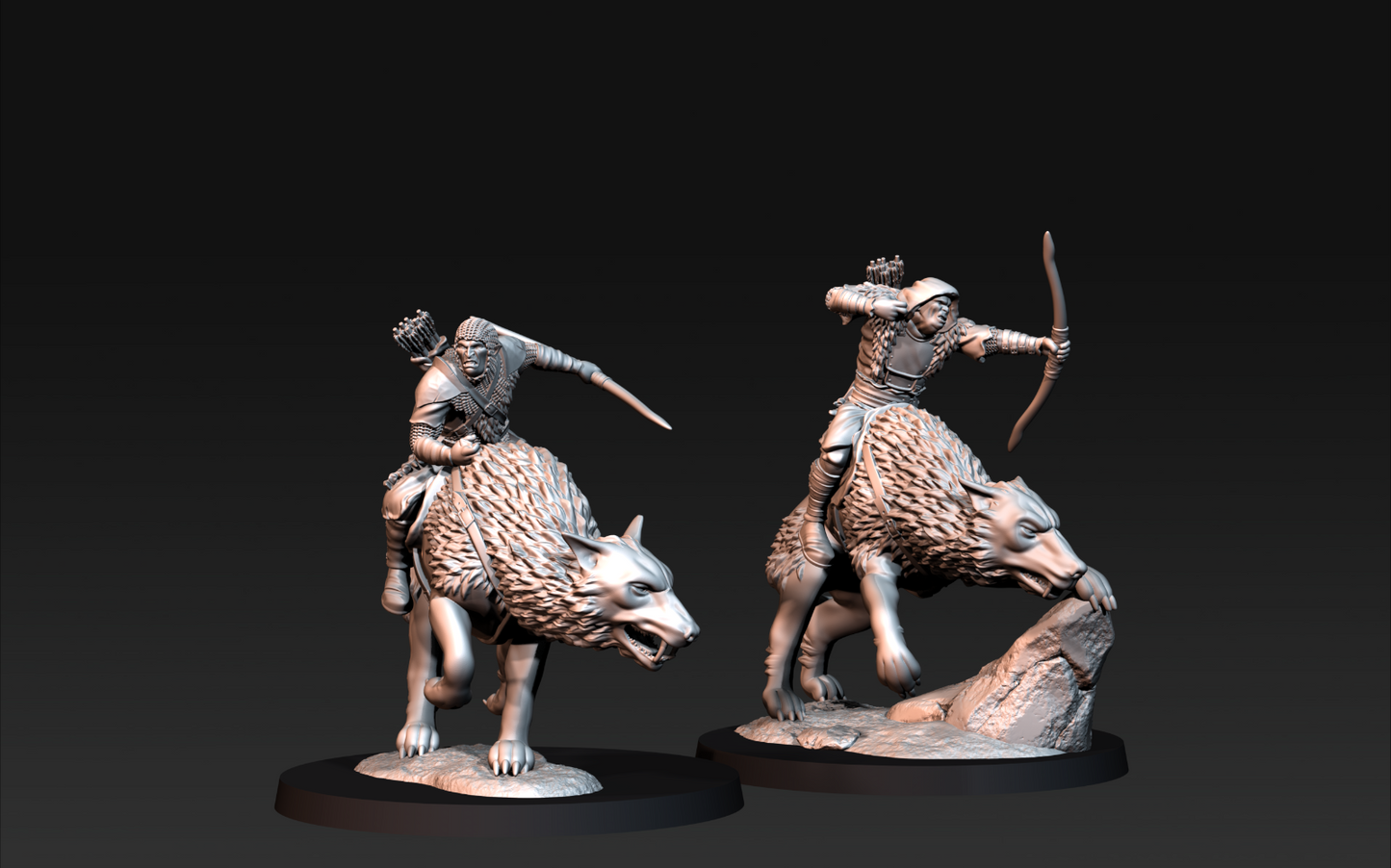 Set of 6 Orc Riders