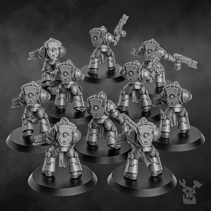 Set of 10 Space Knights Ignitium