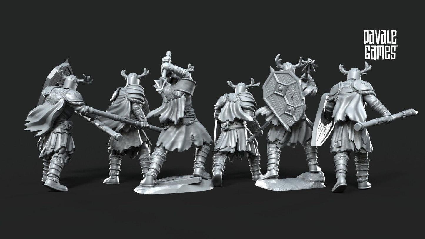 Set of 6 Warriors of Khalum