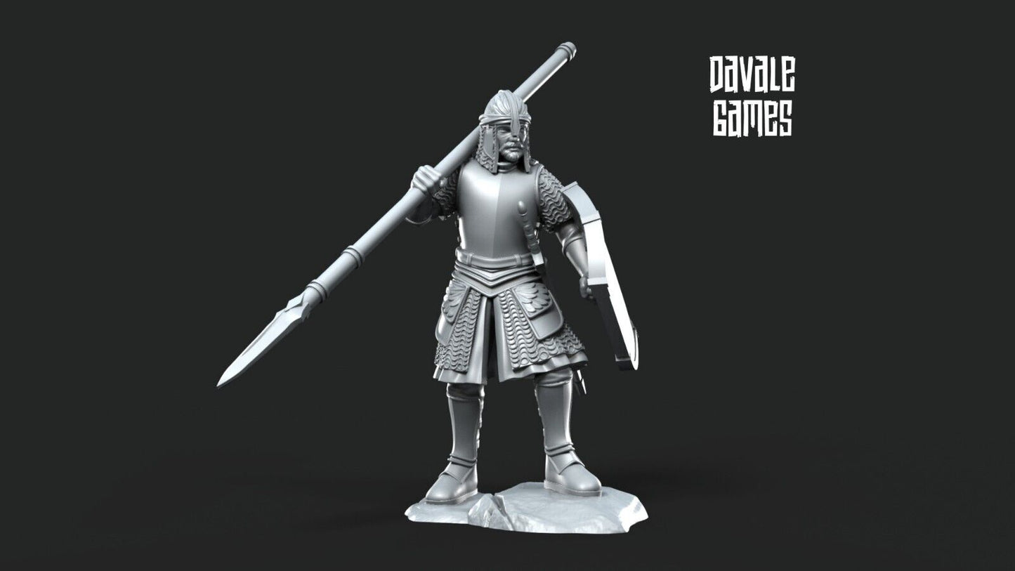 Set of 6 North Warriors with Spears