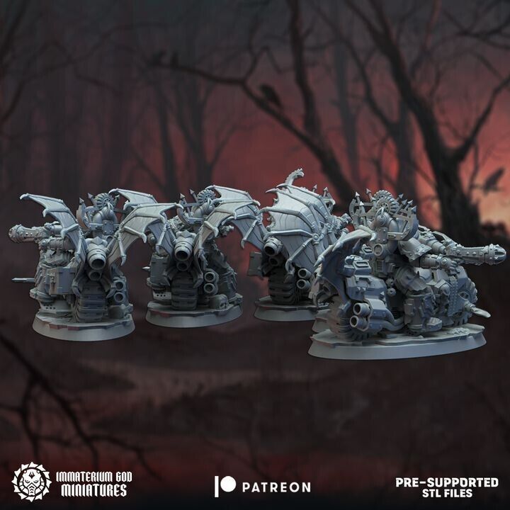 Set of 5 Bat Riders