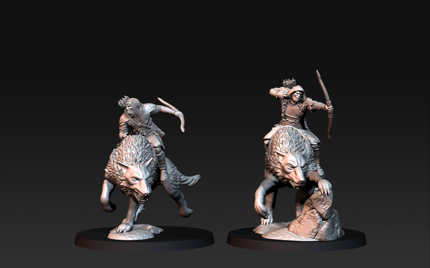 Set of 6 Orc Riders