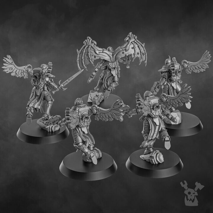 Set of 5 Airborne Witches Squad