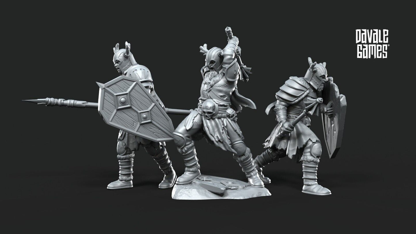 Set of 6 Warriors of Khalum