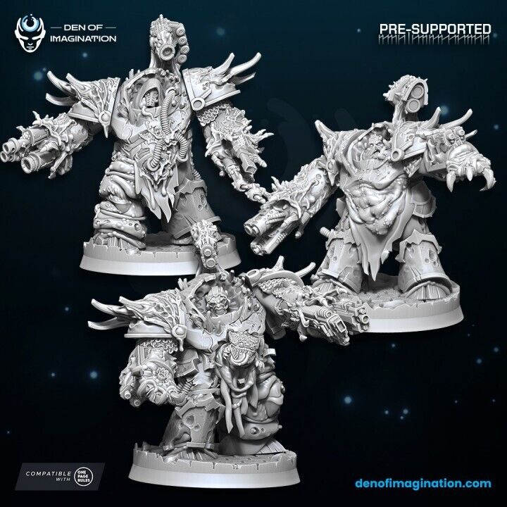 set of 3 Plague Decimators