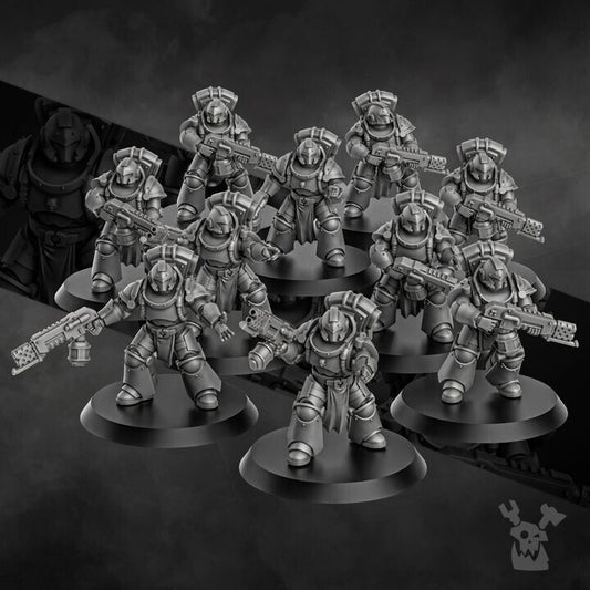 Set of 10 Space Knights Ignitium