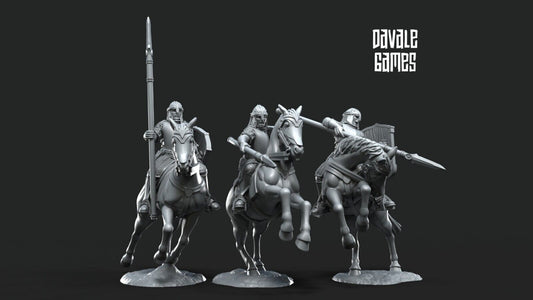 Set of 3 North Warrior Riders