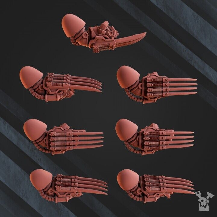 Set of 5 Volcano Armor Squad