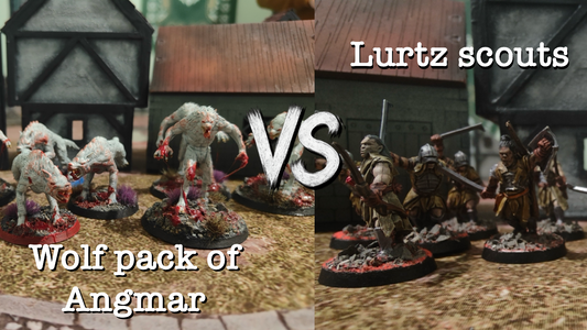 Lurt's Scouts vs Wolf Pack of Angmar