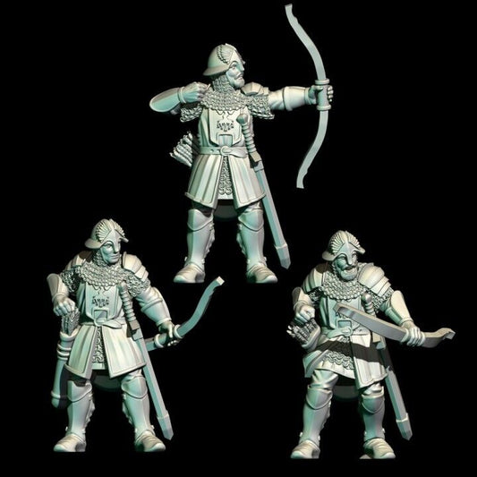 Set of 6 White Tower Archers