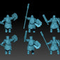 Set of 6 Stonehand - Dwarven Shield Warriors