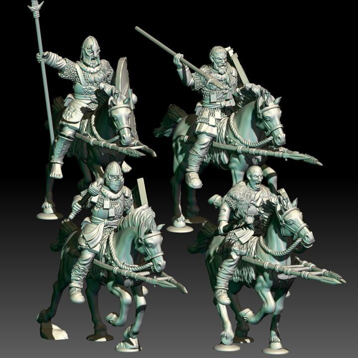 Set of 4 Wildling Riders