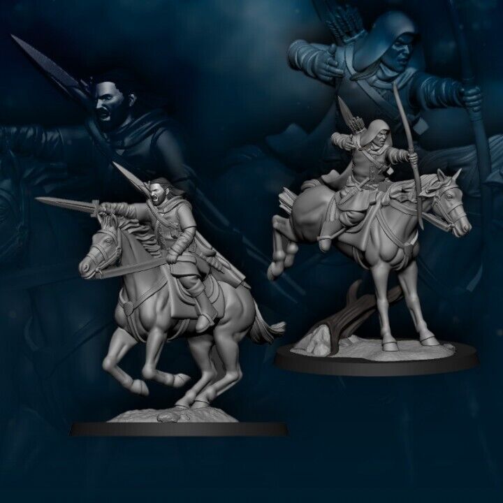 Set of 2 Human North Riders