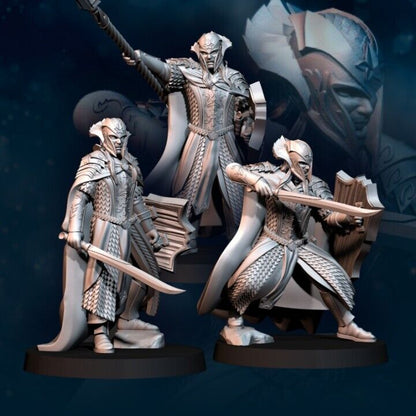 Set of 6 Wood elf kings guard