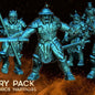 Set of 5 War breed Warriors