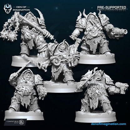 Set of 5 Plague Annihilators