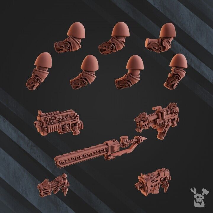 Set of 5 Assault Squad Fire Lizards