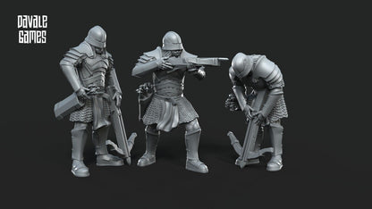 Set of 6 Blood-Handed Crossbow with Armour