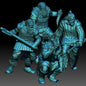 Set of 4 Bearpeople Scouts with Bows and Axes