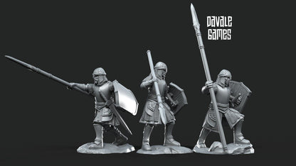 Set of 6 North Warriors with Spears