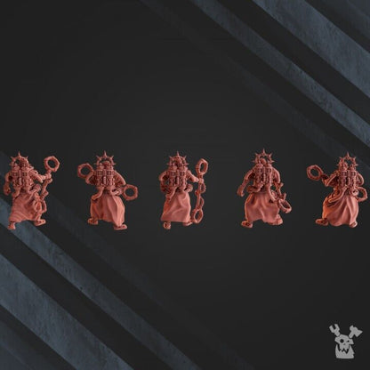 Set of 5 Shock Priests