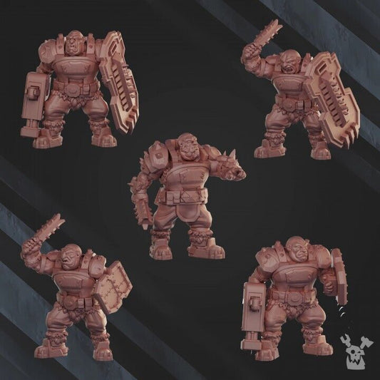 Set of 5 Bigfoot Heavy Squad