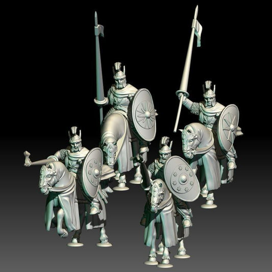 Set of 4 Middle Kingdom Riders