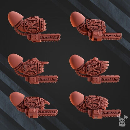 Set of 5 Volcano Armor Squad