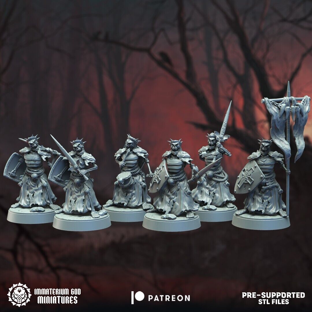 Set of 10 Tomb Guardians