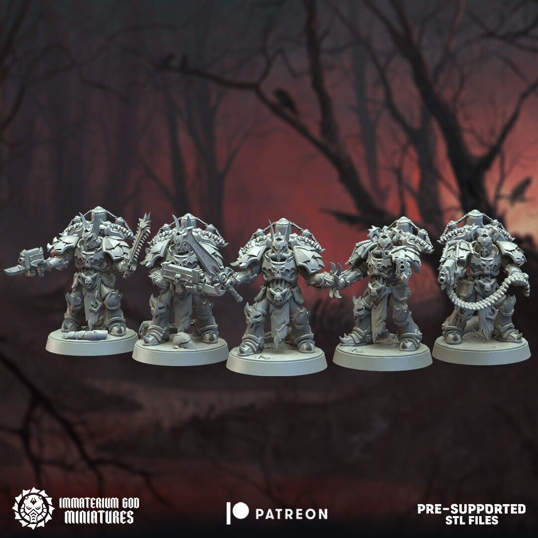 Set of 5 Blood Crawlers – Renown Gaming