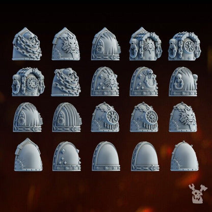 Set of 20 Carnage Reaper Shoulder pads