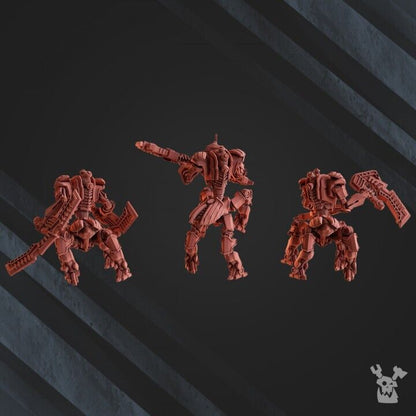 Set of 3 Scorpion Warriors