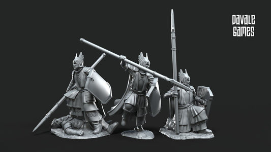 set of 3 guards of the grey tree