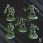 Set of 5 black orks mob