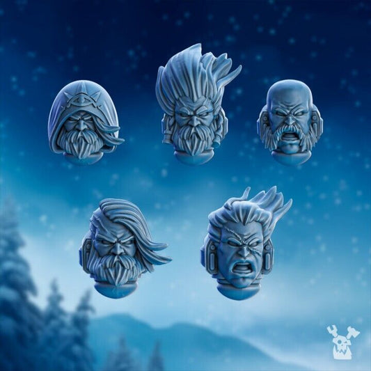 Stormbringers Commander Heads Set