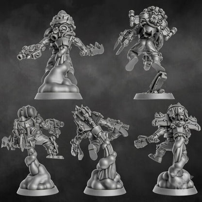 Set of 5 Thunderin Krew