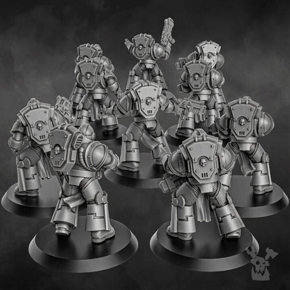 Set of 10 Space Knights Pulsarum