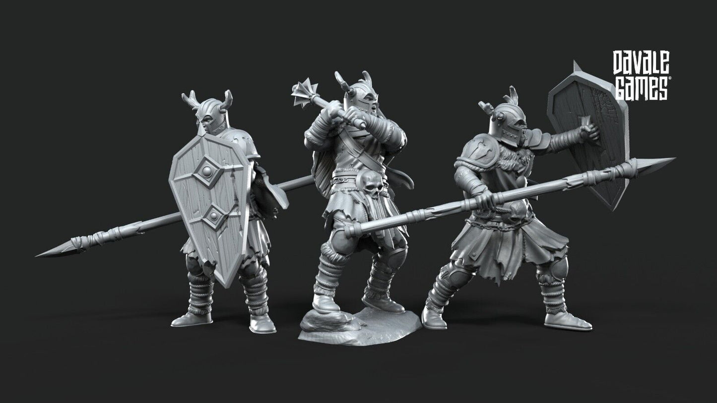 Set of 6 Warriors of Khalum