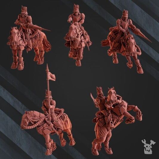 Set of 5 Steamguard Cavalry