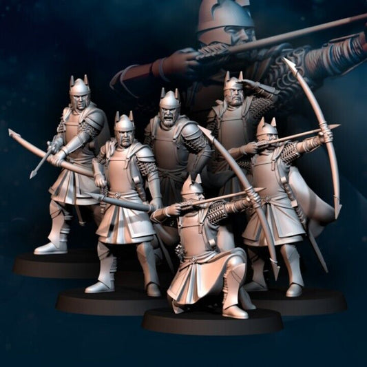 Set of 6 High Human Archers