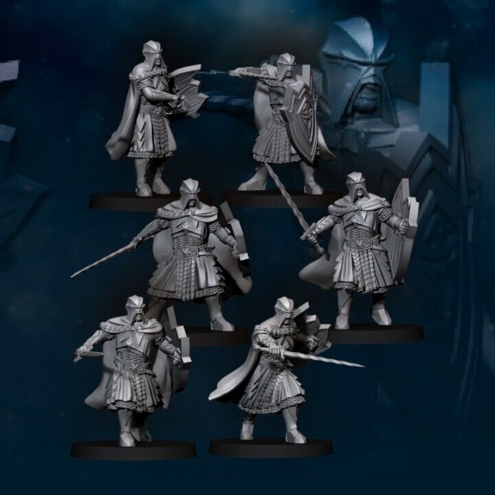 Set of 6 Darkness High Humans